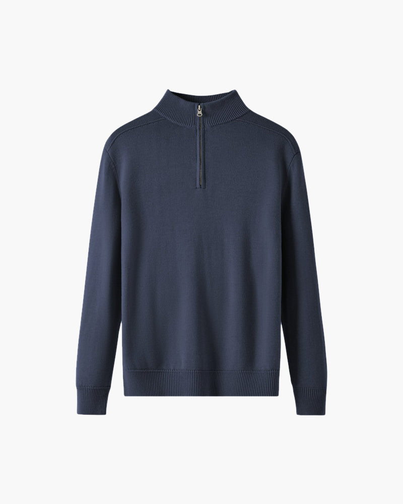 100% Merino Wool Half-Zip Sweater for Men and Women, Lightweight Elegance 6