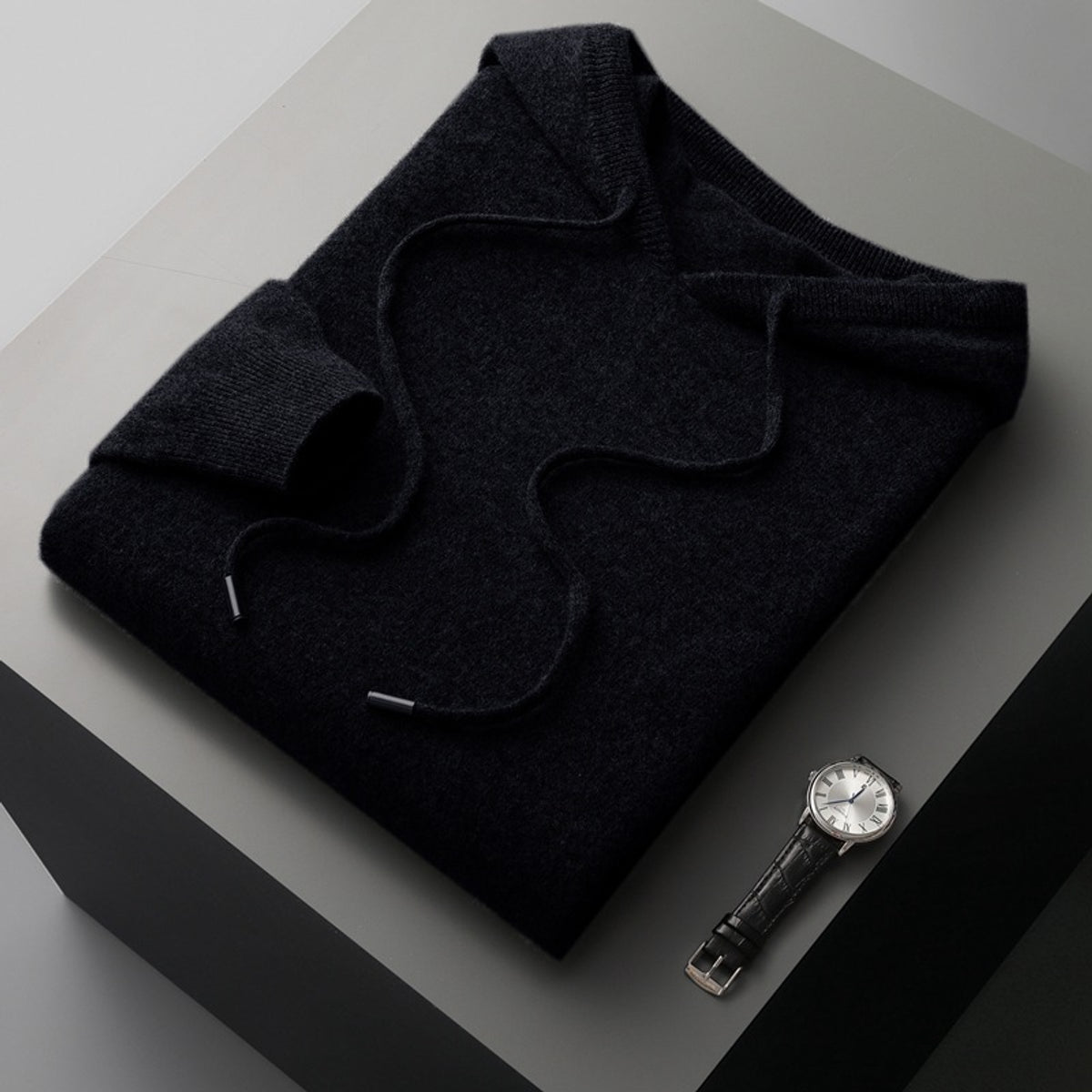 Cashmere Hoodie Lightweight Breathable Relaxed Fit Casual