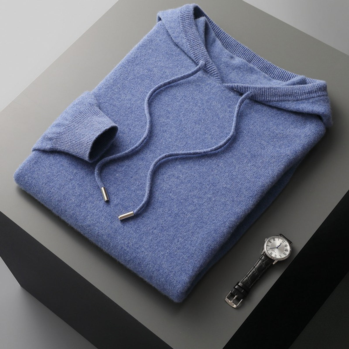 Cashmere Hoodie Lightweight Breathable Relaxed Fit Casual