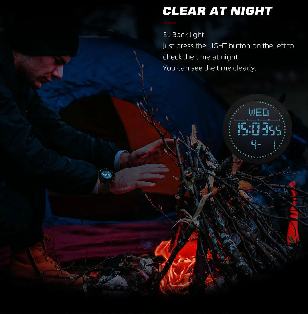 ZENITH POINT 45 | Lightweight Carbon Fiber Field Watch with Tactical Design | Durable for Extreme Adventures