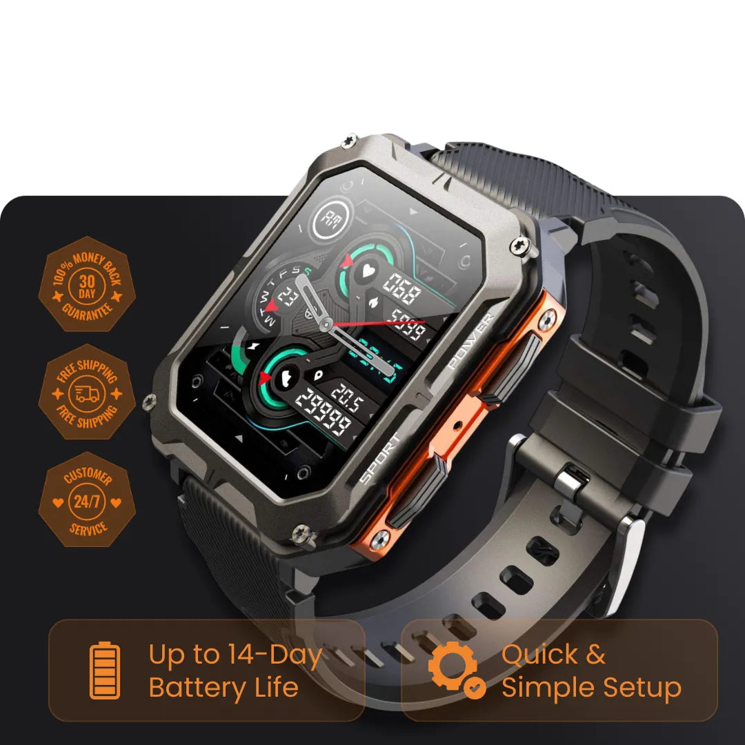 Almighty | Smartwatch with Heart Rate Monitor & Smart Notifications | Sleek Design for Daily Connectivity 2