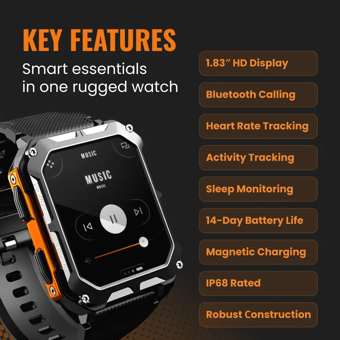 Almighty | Smartwatch with Heart Rate Monitor & Smart Notifications | Sleek Design for Daily Connectivity 3