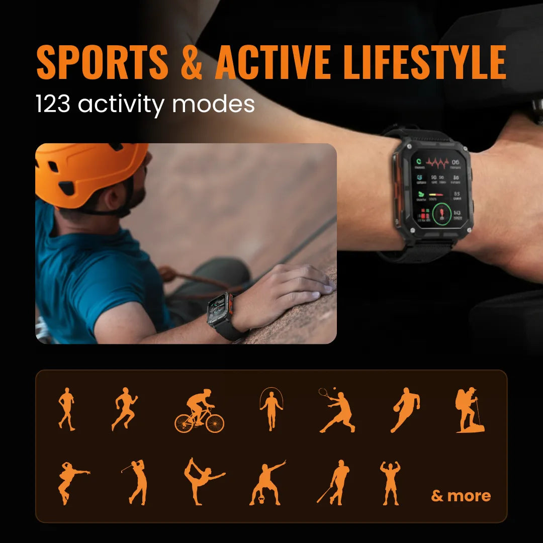 Almighty | Smartwatch with Heart Rate Monitor & Smart Notifications | Sleek Design for Daily Connectivity 6