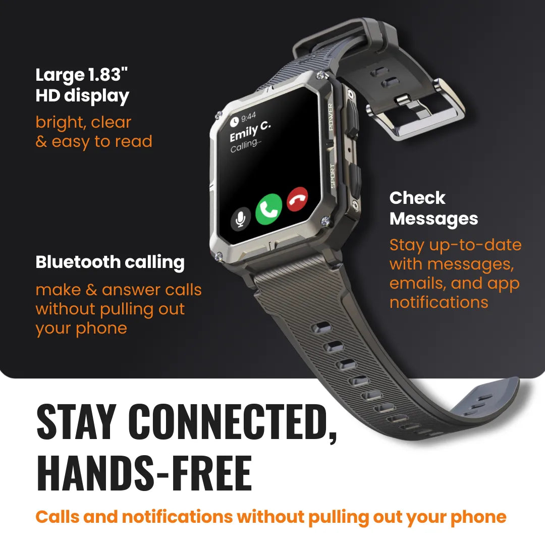 Almighty | Smartwatch with Heart Rate Monitor & Smart Notifications | Sleek Design for Daily Connectivity 7