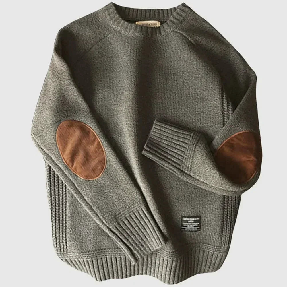 Alpine Sweater Men Wool Cotton Blend Timeless Style Cozy Comfort 1