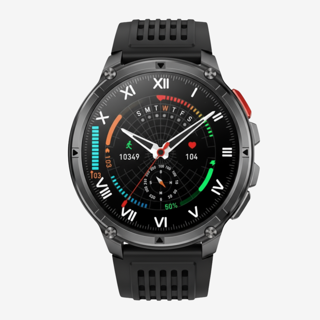Apex Pro | Tactical Smartwatch with 20-Day Battery Life | Rugged Design for Outdoor Adventures 2