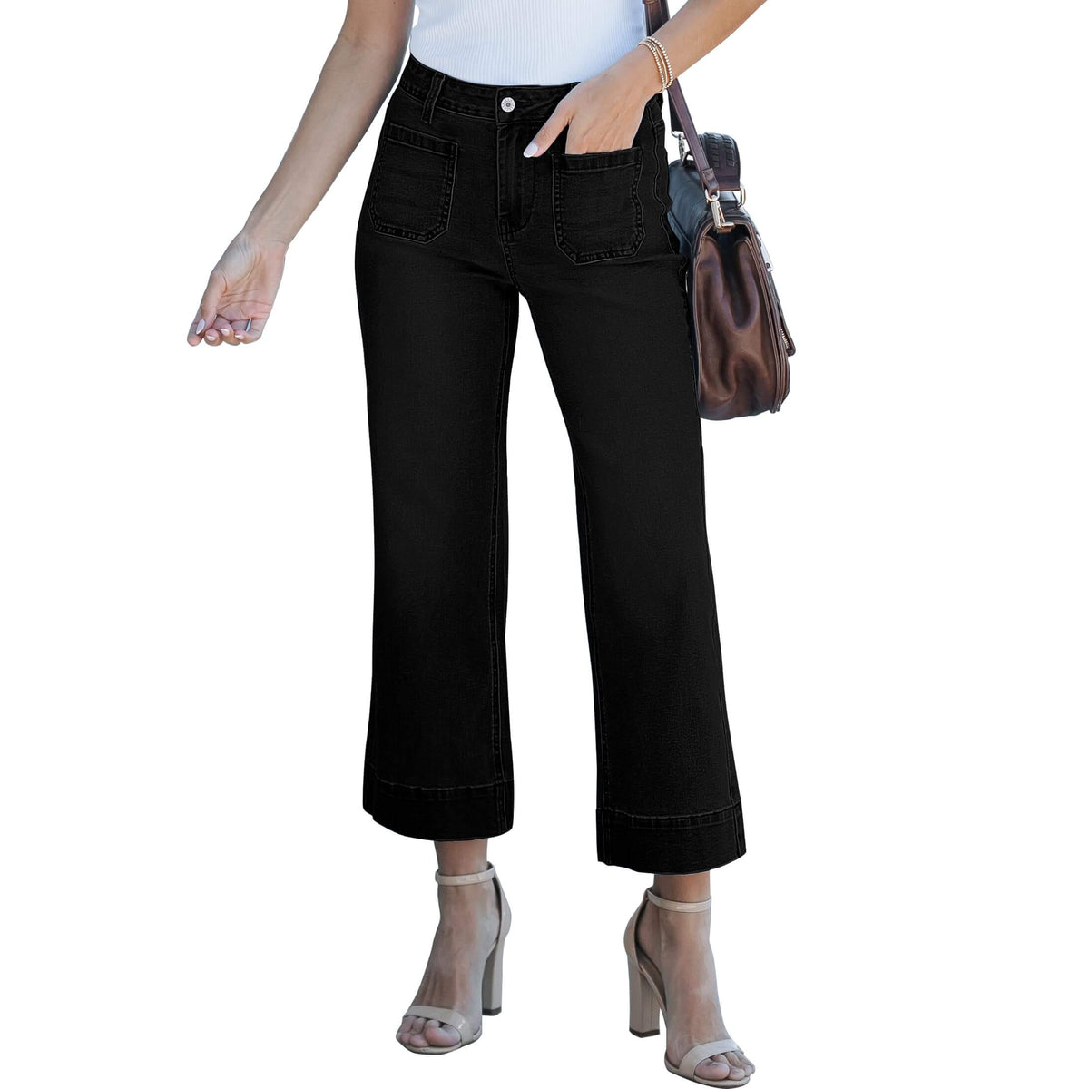 Harper | Trendige High-Waist Schlagjeans