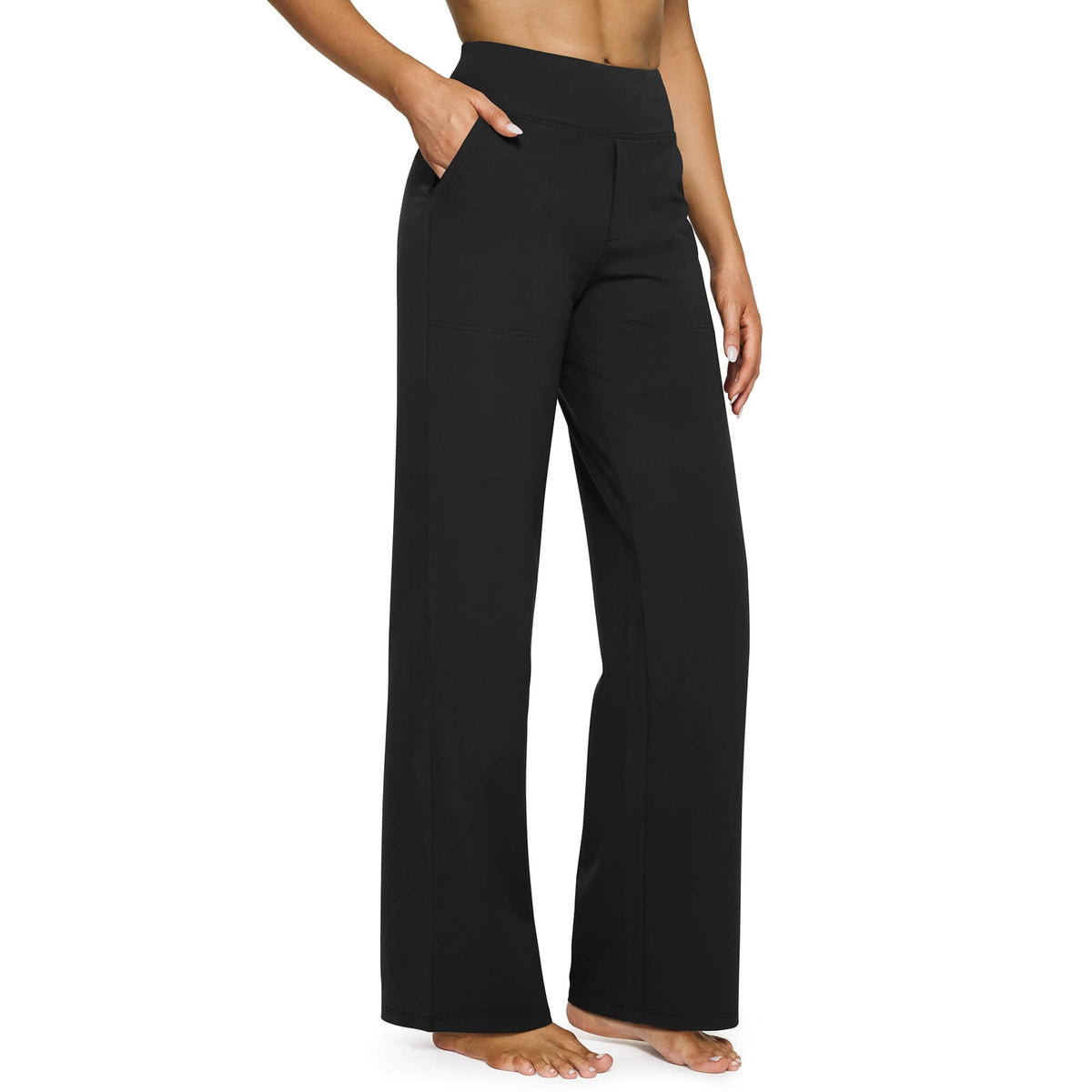 Madison | Vielseitige High-Waist-Hose mit weitem Bein