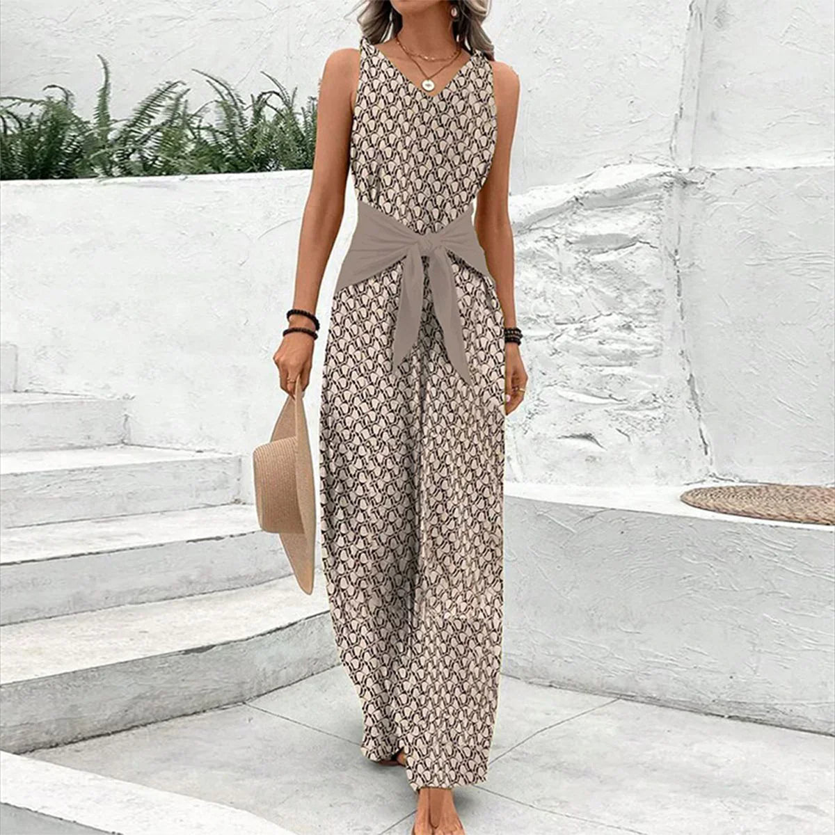 Black Jumpsuit Women Elegant Minimalist Design Soft Cotton Fit 0