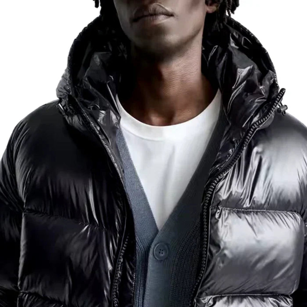 Black Puffer Jacket Women Elegant Winter Essential Stylish Comfort 6