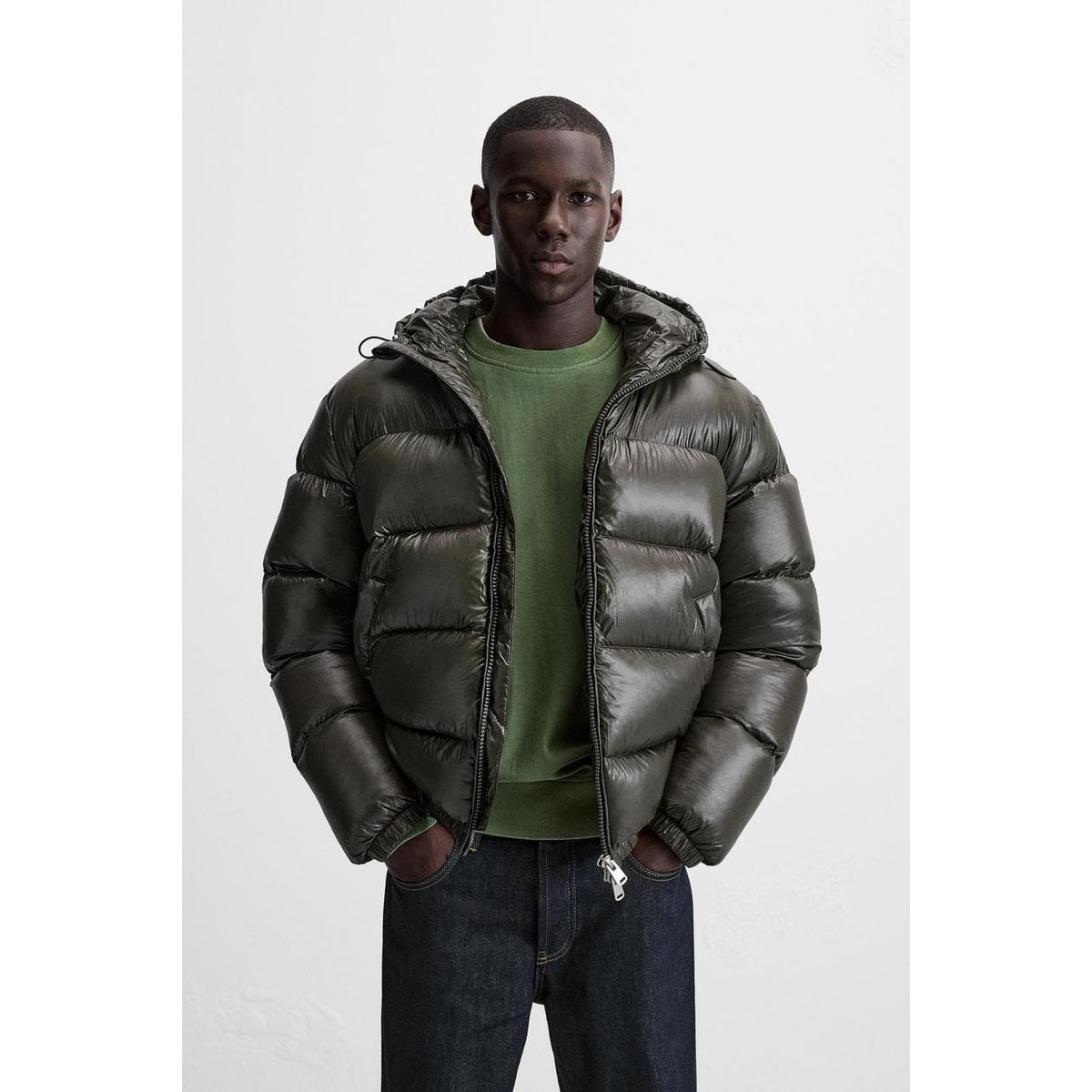 Black Puffer Jacket Women Elegant Winter Essential Stylish Comfort 7