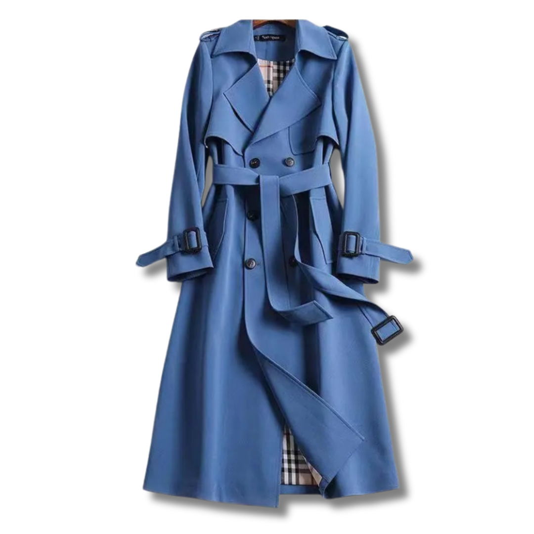 Black Trench Coat Women Elegant Design Versatile for Every Occasion 3
