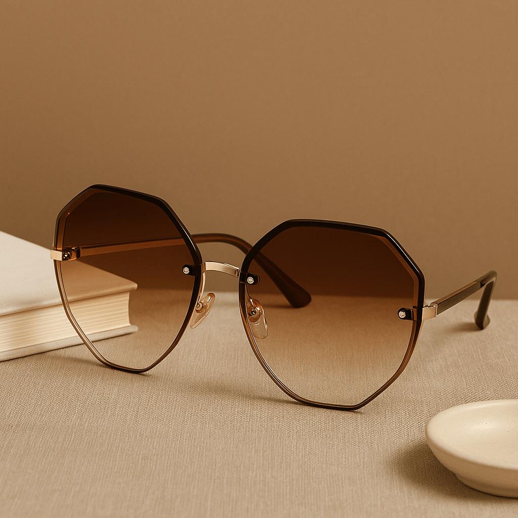 Bold Oversized Streetwear Sunglasses - Unisex Fashion Eyewear with UV Protection and Dark Tinted Lenses 0