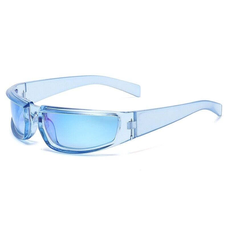 Bold Punk Oversized Sunglasses - Dark Lens UV Protection Unisex Fashion Eyewear 6