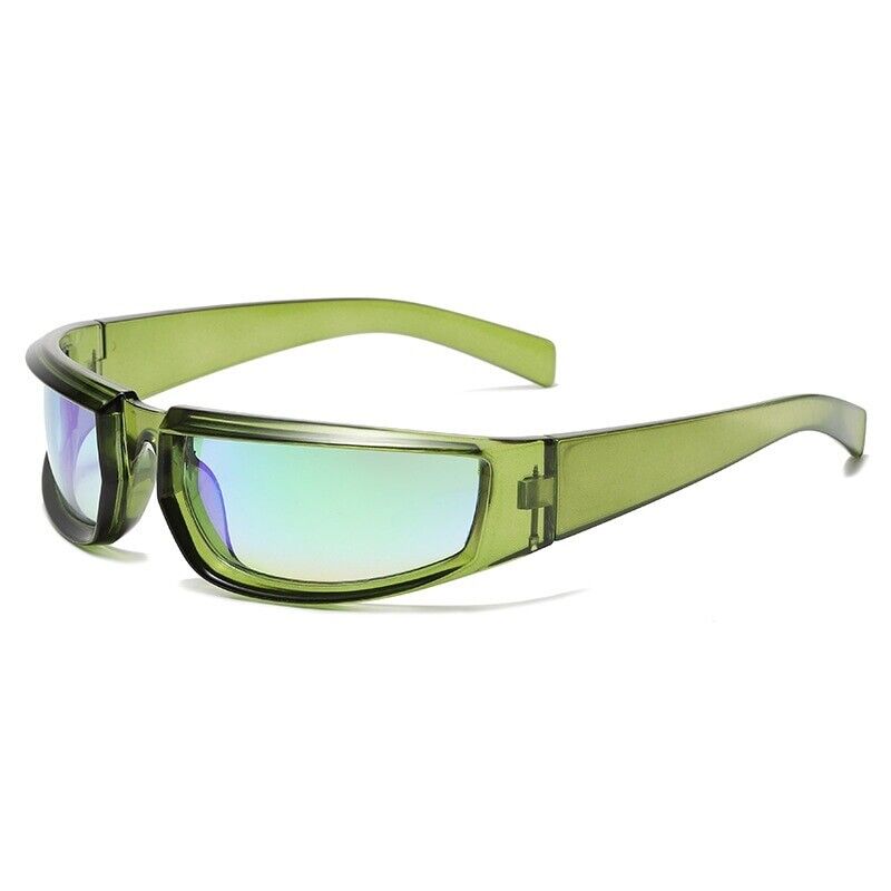 Bold Punk Oversized Sunglasses - Dark Lens UV Protection Unisex Fashion Eyewear 7