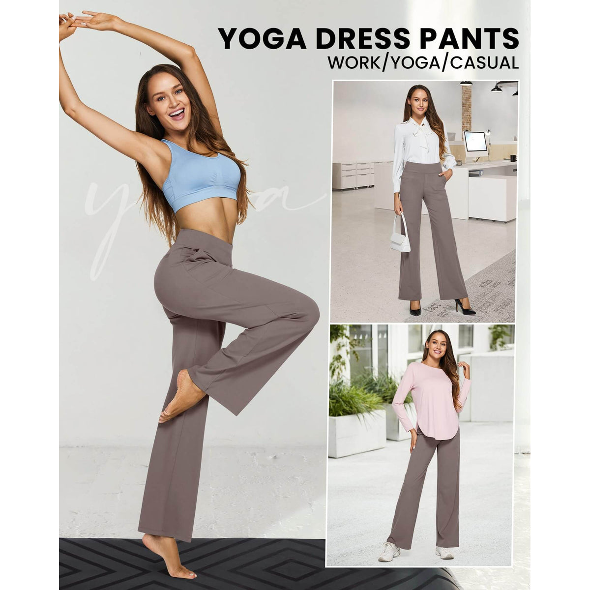 Madison | Vielseitige High-Waist-Hose mit weitem Bein