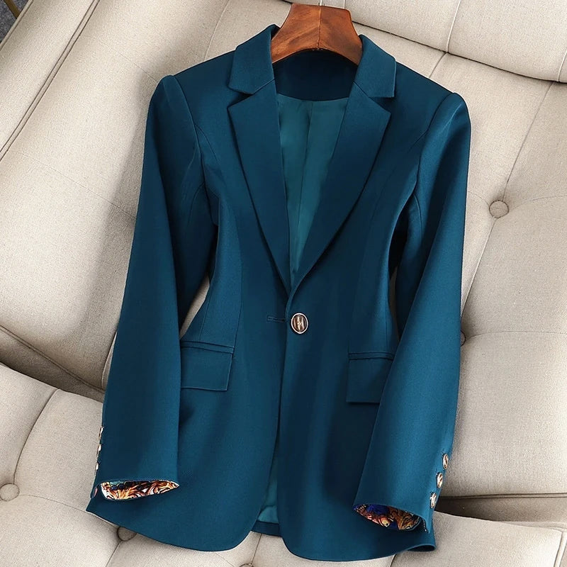 Classic Blazer Lightweight Cotton Blend Versatile Style for Every Occasion 1