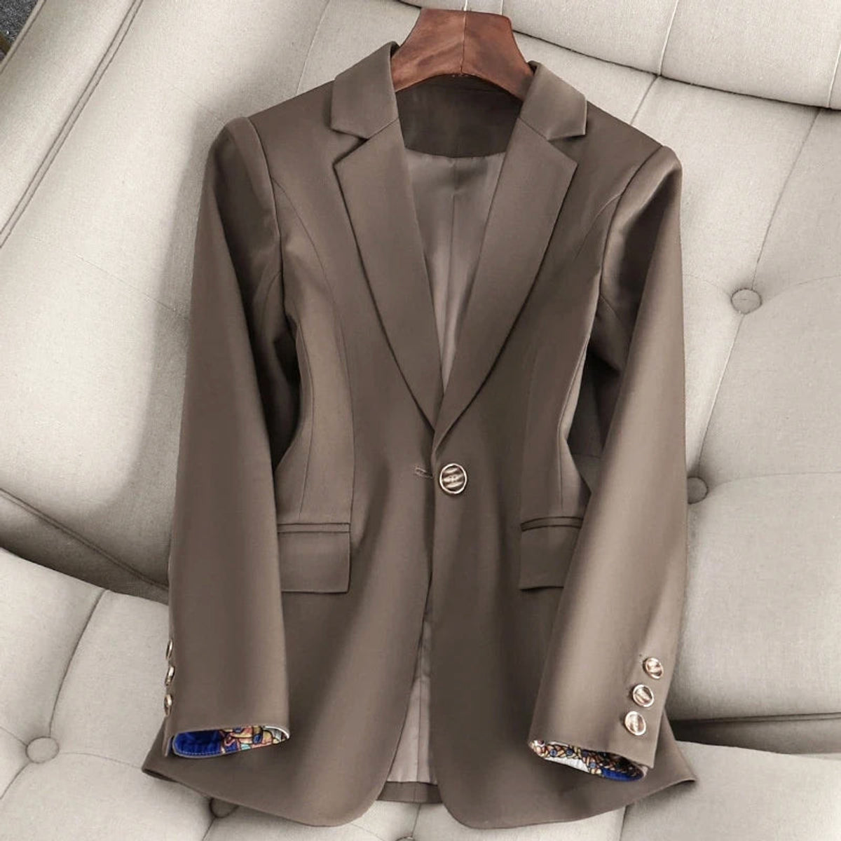 Classic Blazer Lightweight Cotton Blend Versatile Style for Every Occasion 2