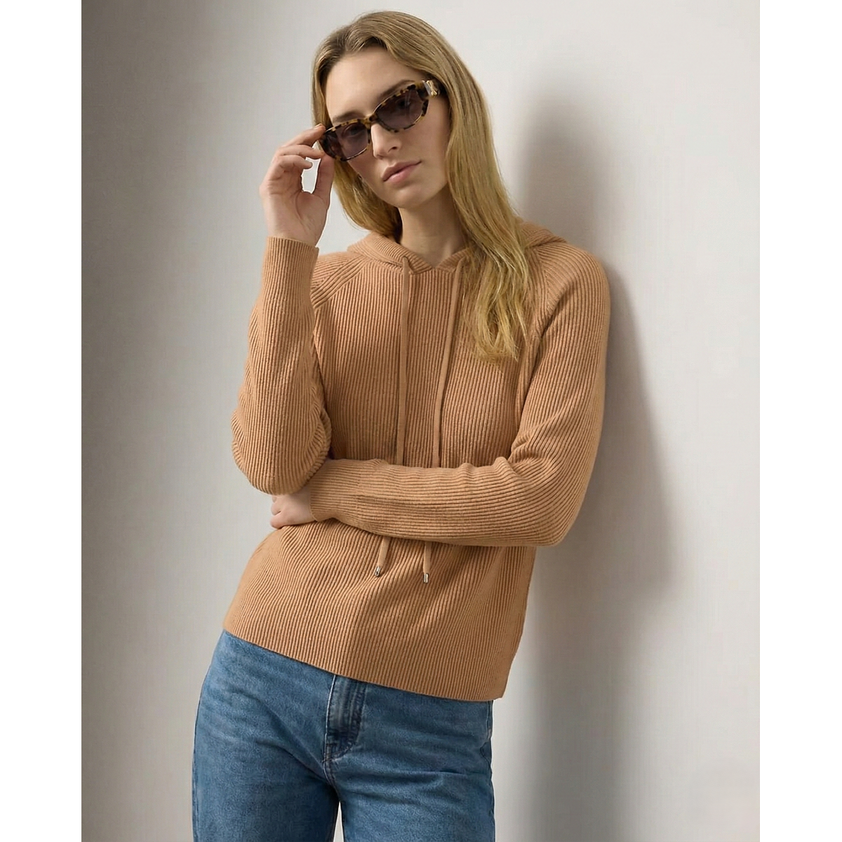 Classic Women's Hoodie Cashmere Blend Relaxed Fit Stylish Sweatshirt 11