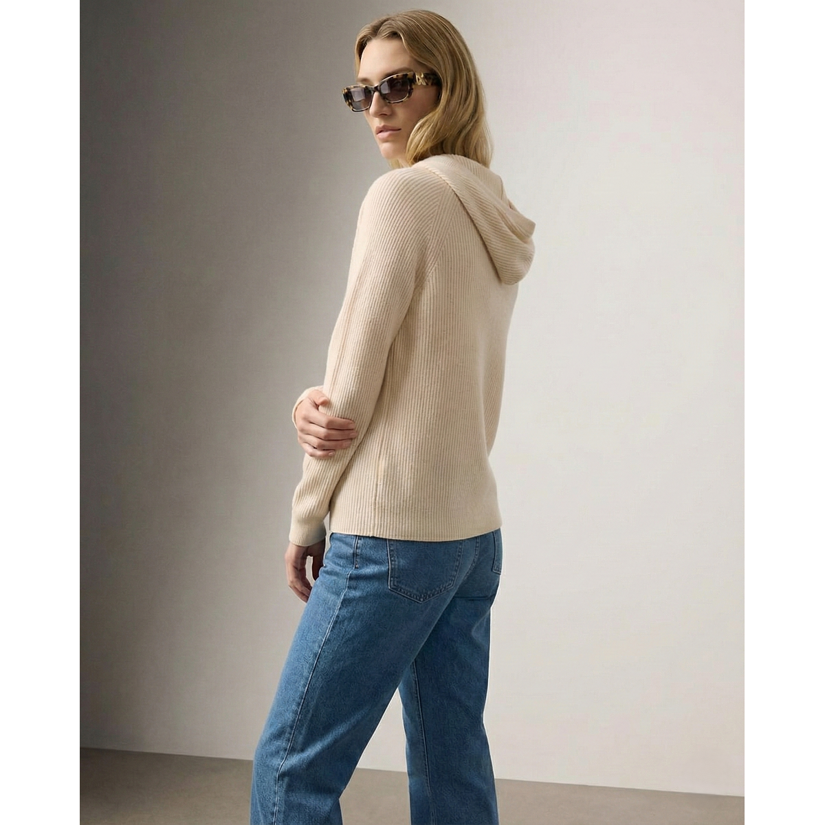 Classic Women's Hoodie Cashmere Blend Relaxed Fit Stylish Sweatshirt 7