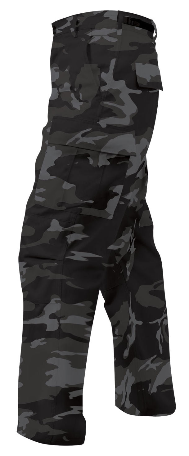 Color Camo Tactical BDU Pants Military Style Adjustable Fit Durable Comfort 0