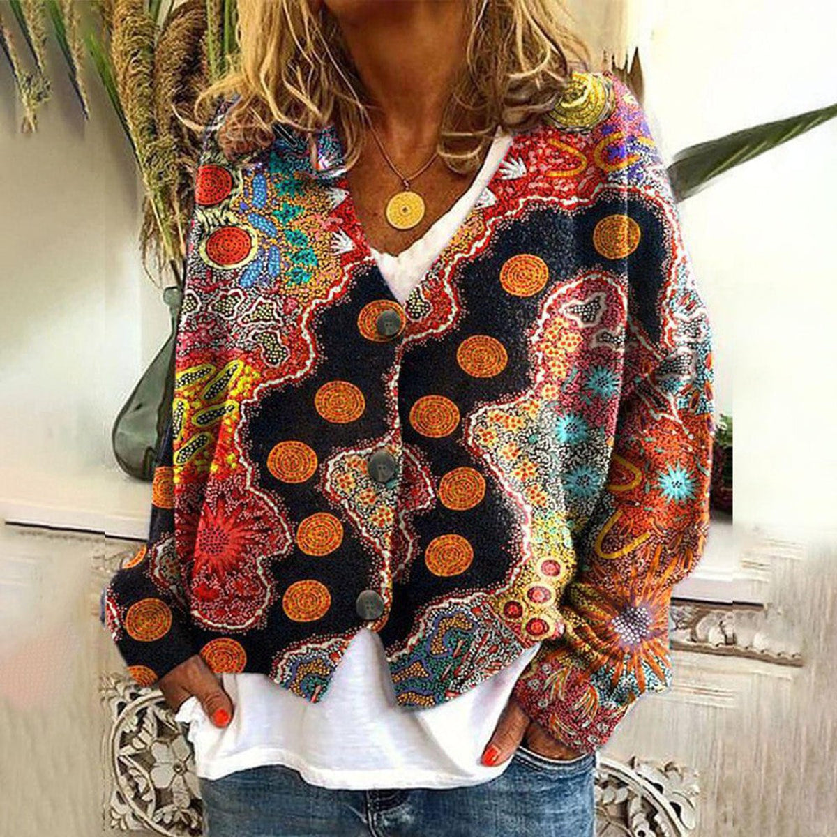 Colorful Women's Sweater Knitted Wool Blend Stylish Comfort 0