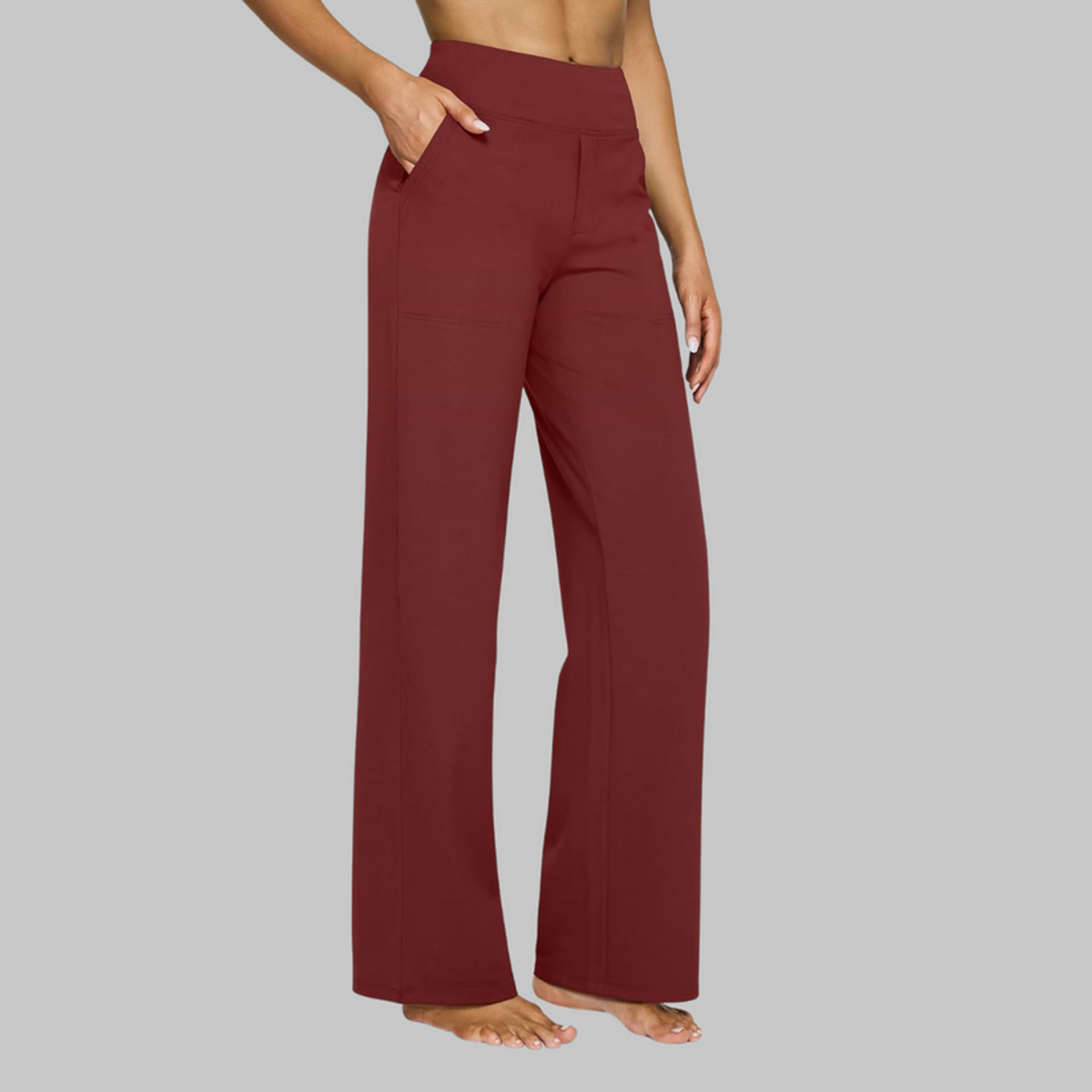 Comfortable Stretch Pants Women Versatile Everyday Trousers Casual Chic 10