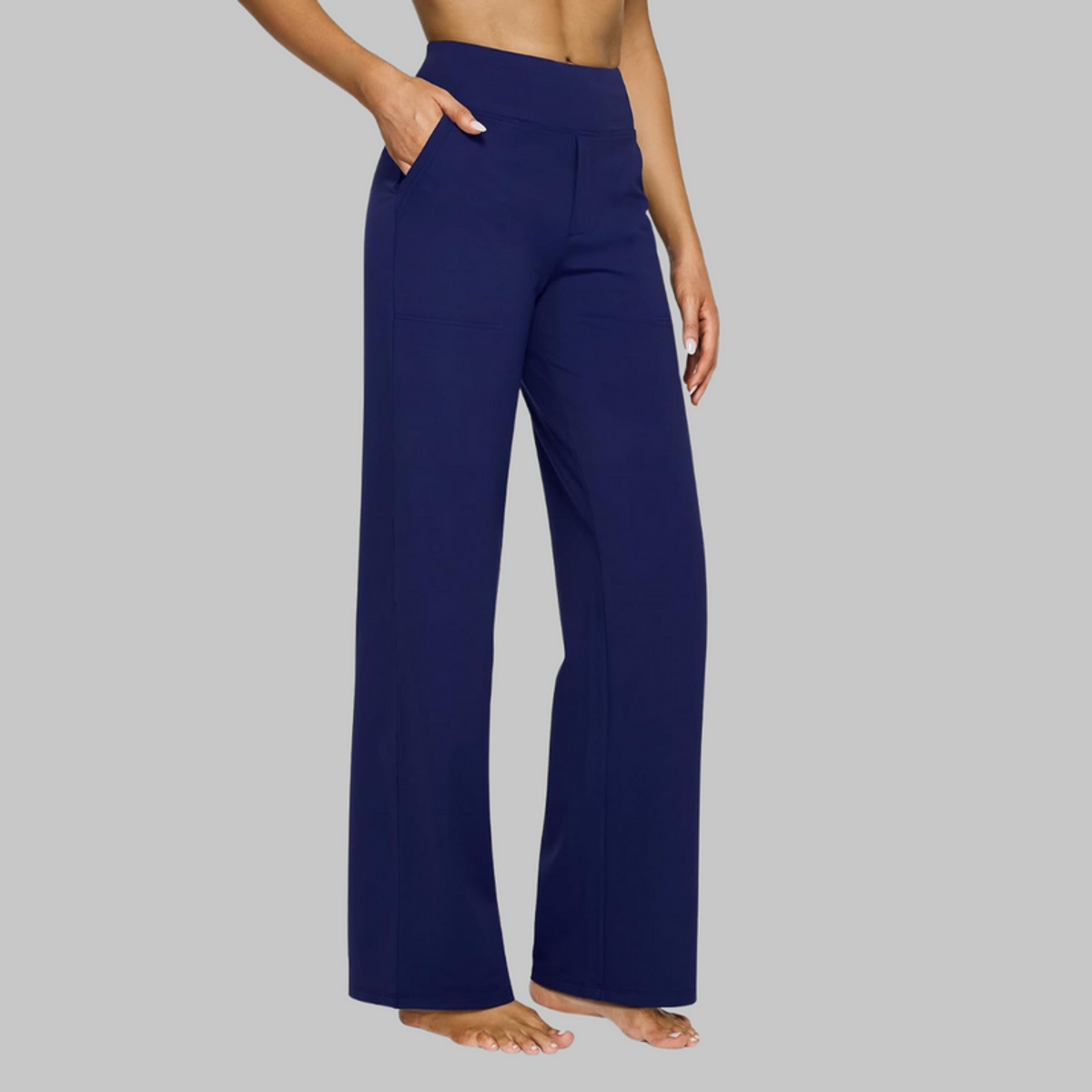 Comfortable Stretch Pants Women Versatile Everyday Trousers Casual Chic 11