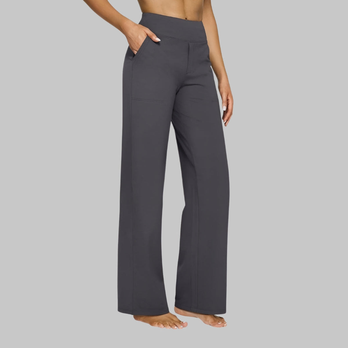Comfortable Stretch Pants Women Versatile Everyday Trousers Casual Chic 6