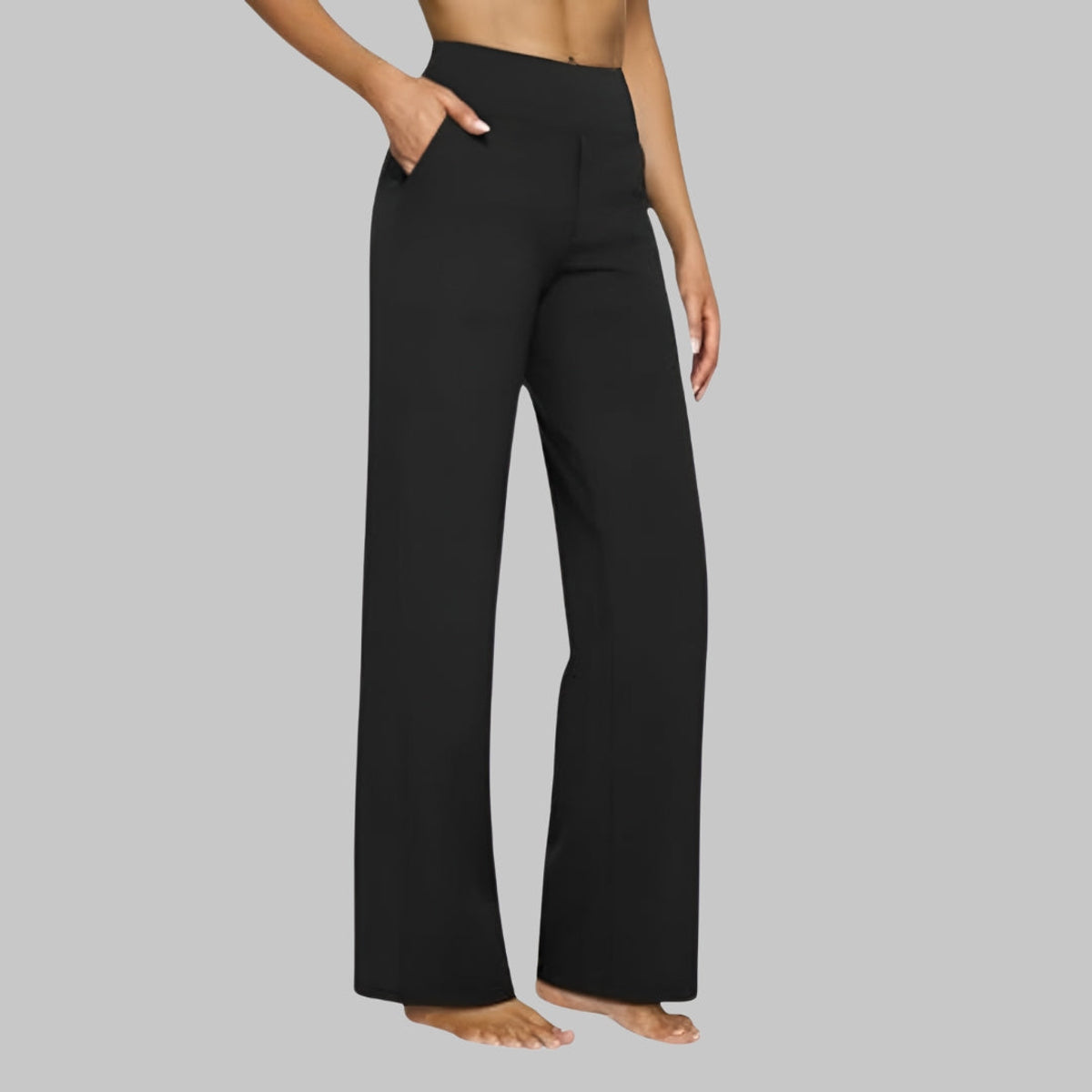 Comfortable Stretch Pants Women Versatile Everyday Trousers Casual Chic 8