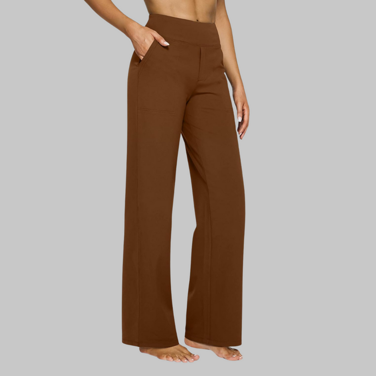 Comfortable Stretch Pants Women Versatile Everyday Trousers Casual Chic 9