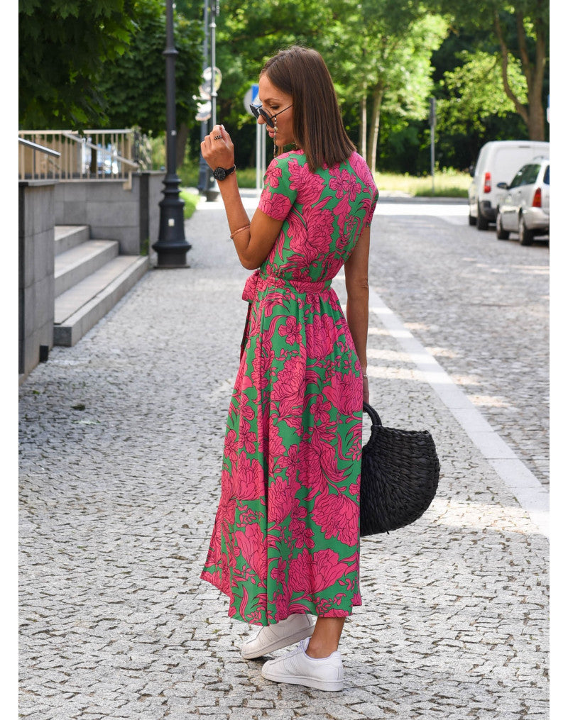 Comfortable Summer Dress Women Casual Chic Maxi Style 0
