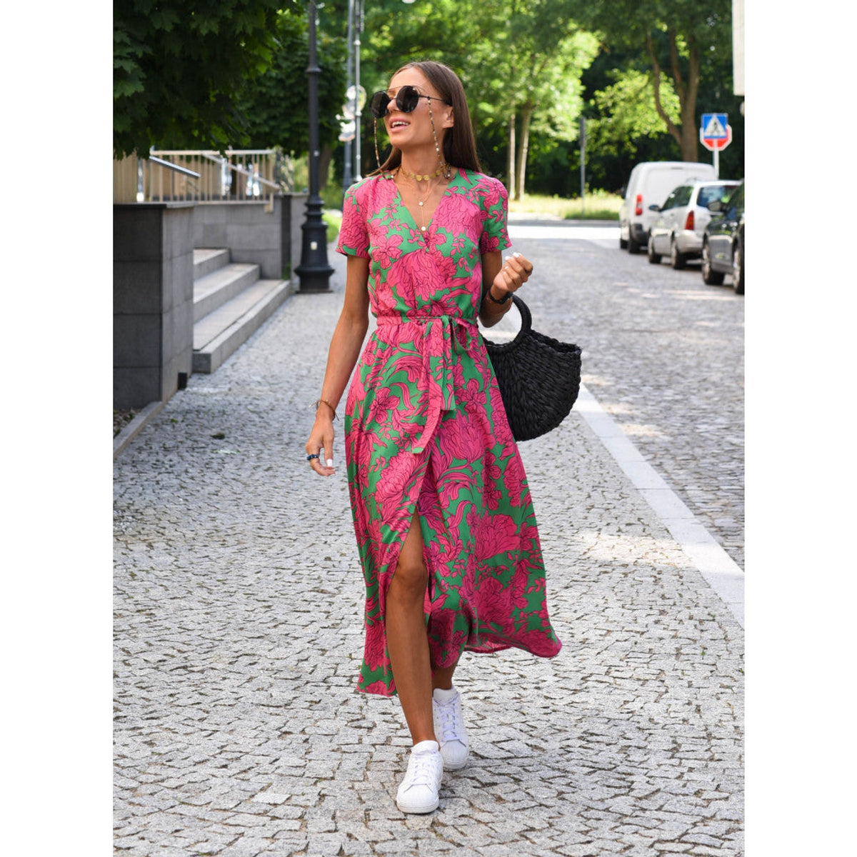 Comfortable Summer Dress Women Casual Chic Maxi Style 1