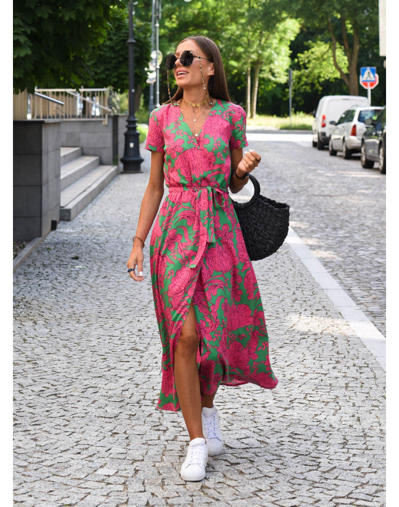Comfortable Summer Dress Women Casual Chic Maxi Style 1