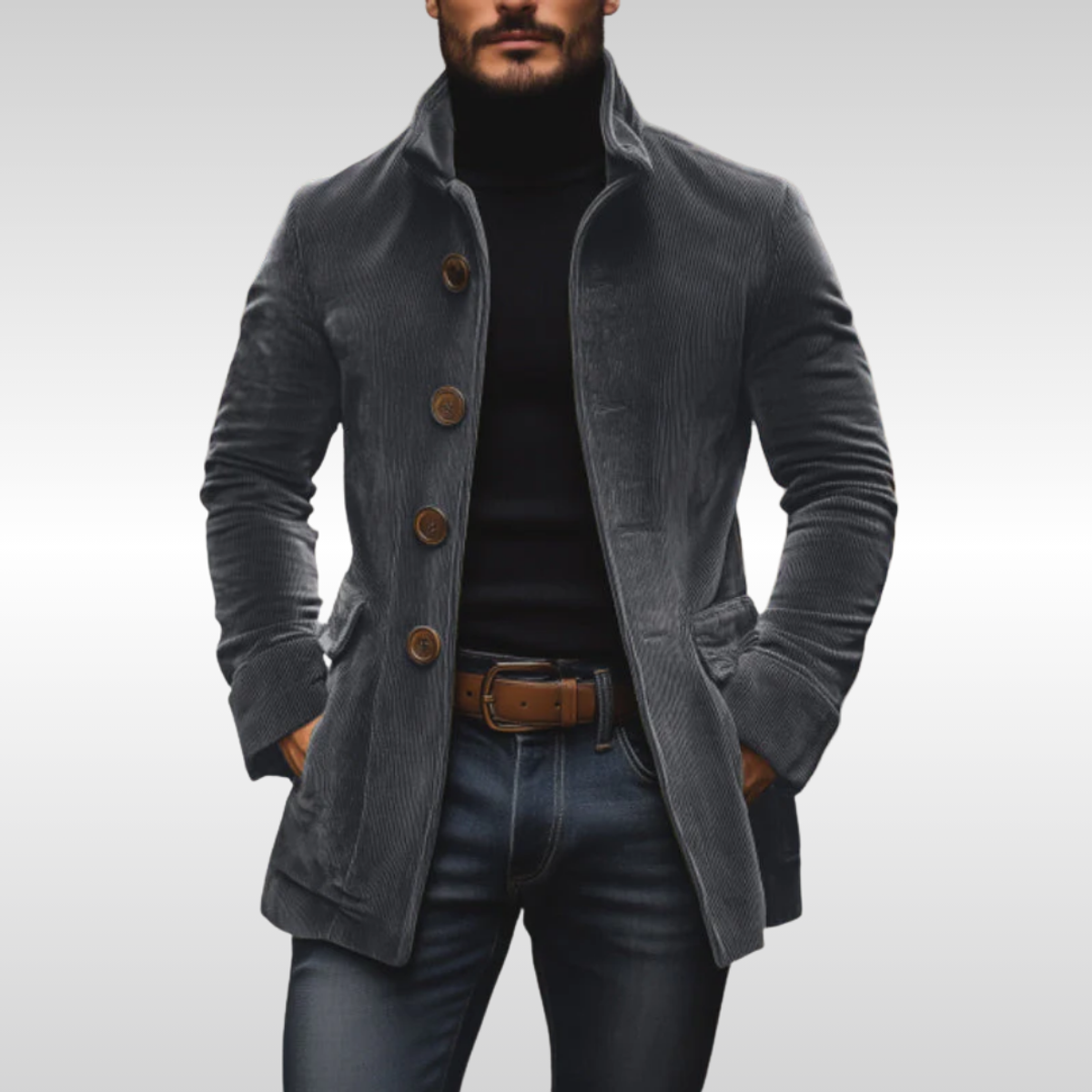 Corduroy Jacket Classic Style Modern Tailoring Effortless Fit 0