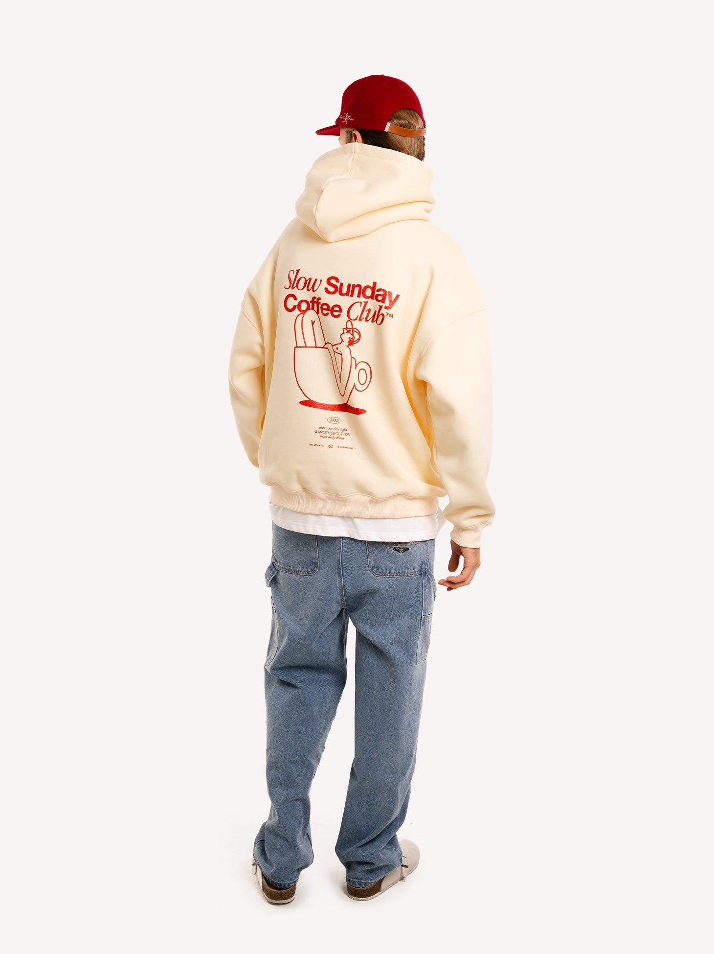 Cozy Oversized Hoodie for Women - Soft Cotton, Minimalist Streetwear, Black/Grey 2