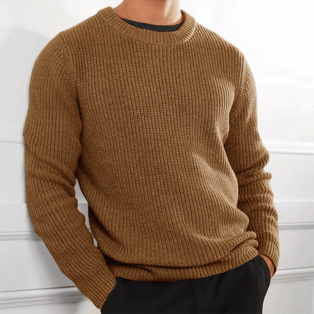 Crew Neck Sweater Elegant Design Cozy Comfort Versatile Style for Men and Women 1