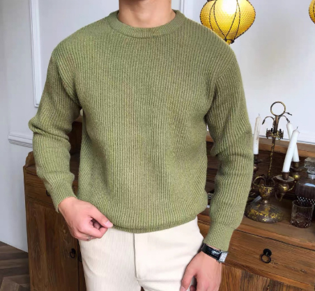 Crew Neck Sweater Elegant Design Cozy Comfort Versatile Style for Men and Women 4