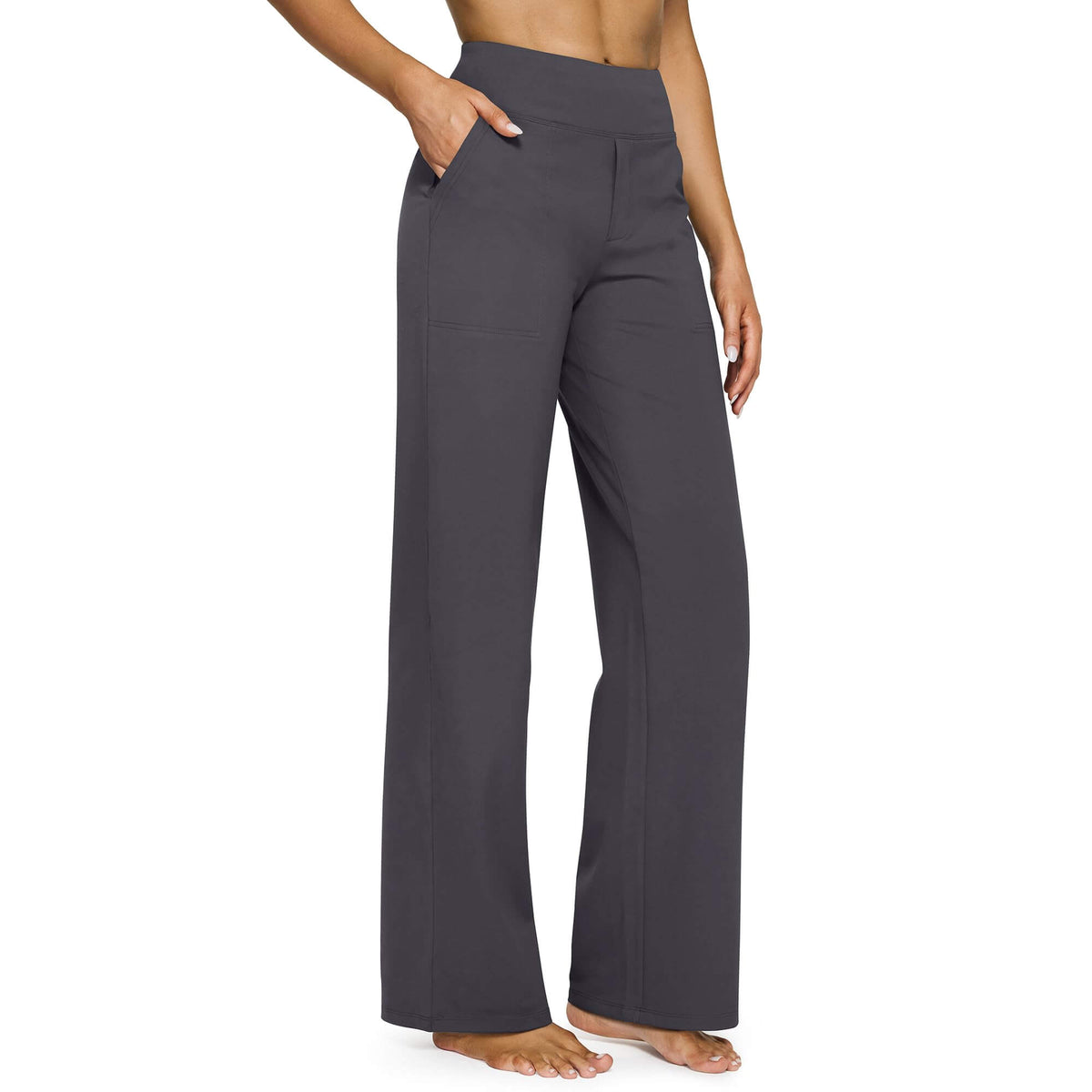 Madison | Vielseitige High-Waist-Hose mit weitem Bein