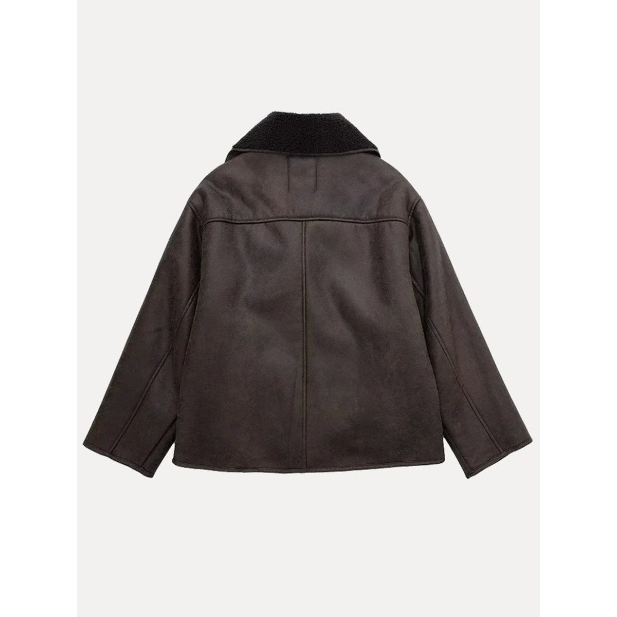 Double-Breasted Jacket Women Stylish Warm Winter Coat Outerwear 2