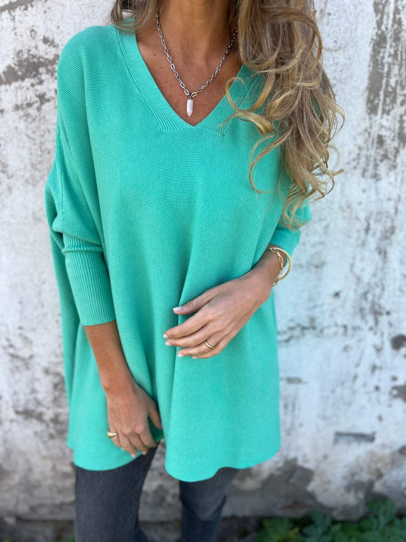 Elegant V-Neck Cashmere Sweater Women Lightweight Spring Summer Chic 8
