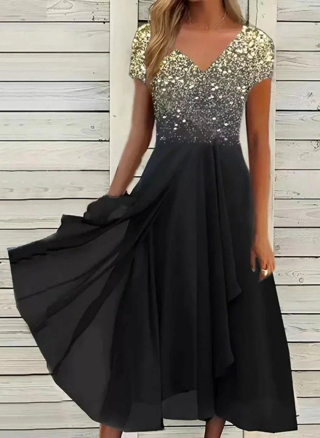 Elegant Women's Dress Versatile Chic Modern Formal Cocktail Style 2