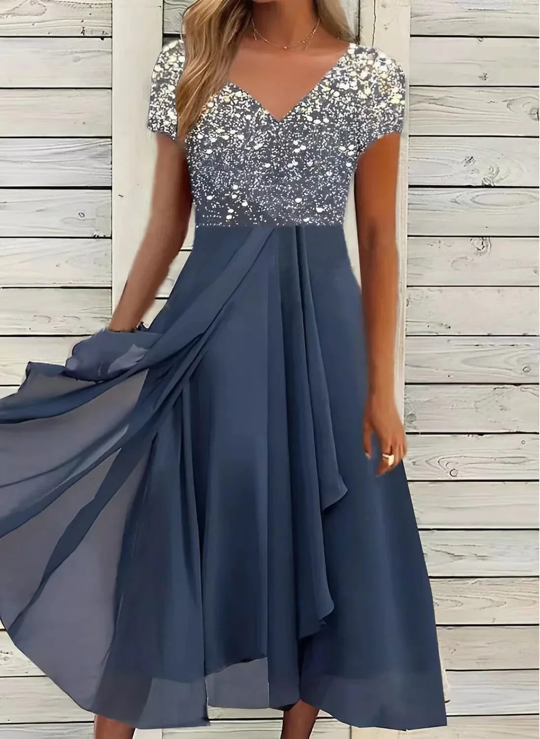 Elegant Women's Dress Versatile Chic Modern Formal Cocktail Style 4