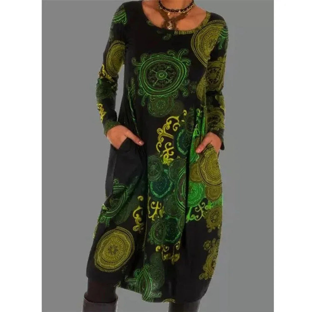Elegant Women's Winter Dress Comfortable Thermal Insulation 0