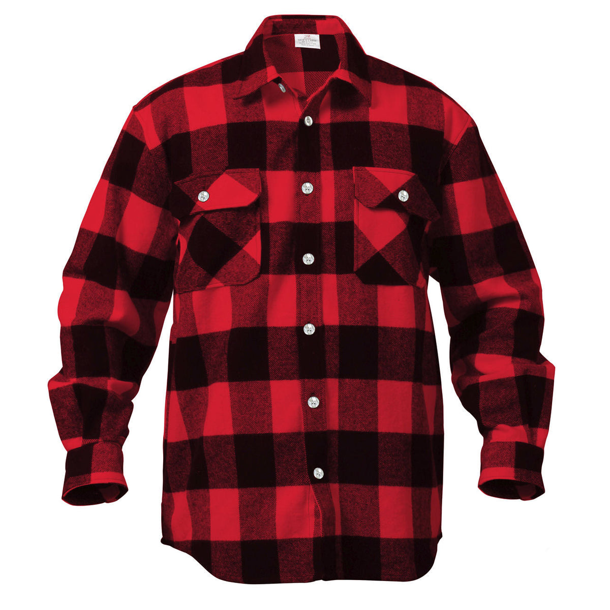 Extra Heavyweight Buffalo Plaid Flannel Shirt Men Warm Cotton Comfort 0