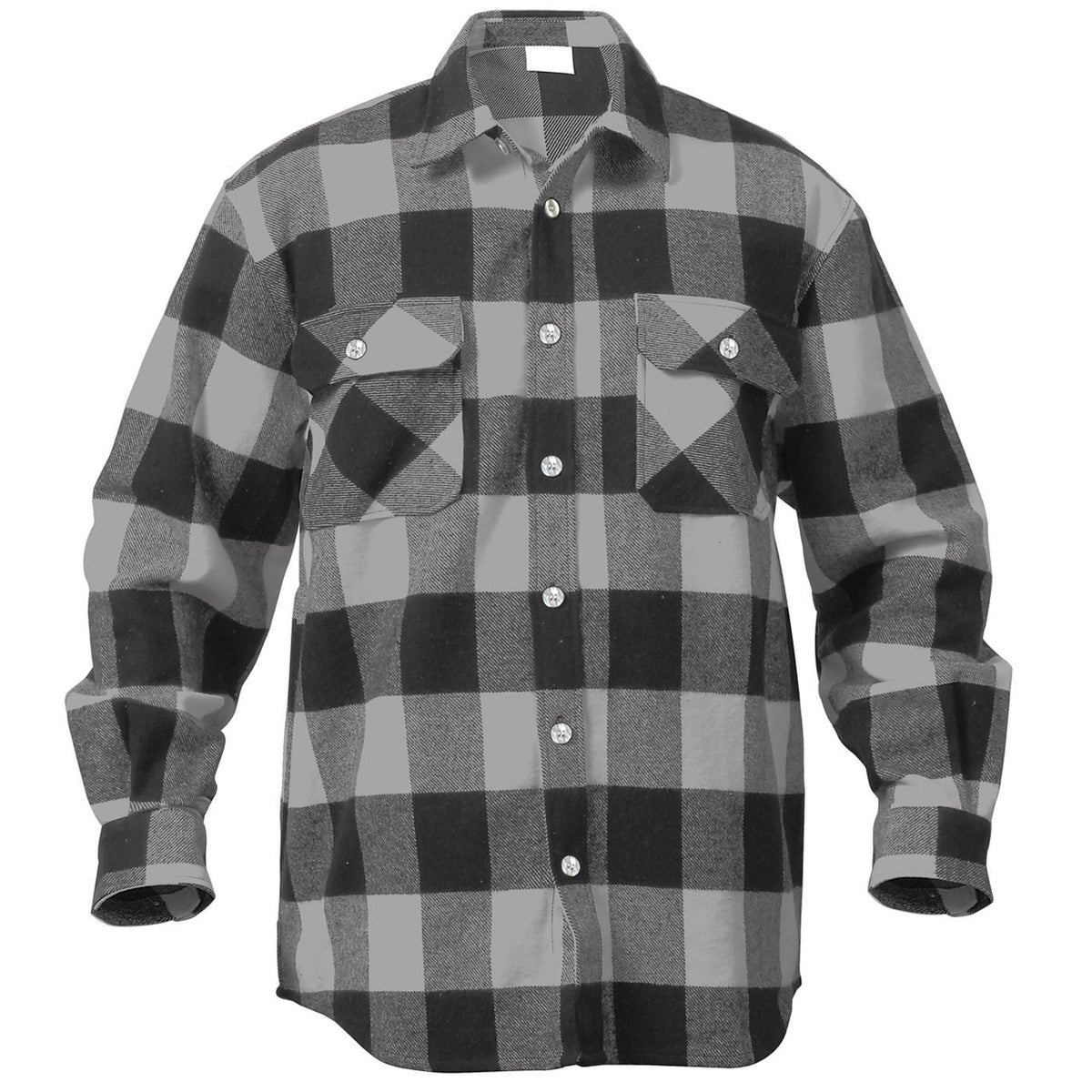 Extra Heavyweight Buffalo Plaid Flannel Shirt Men Warm Cotton Comfort 4