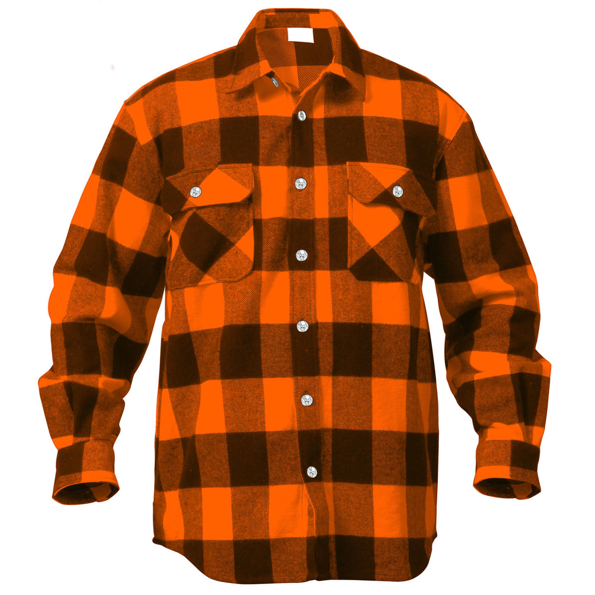 Extra Heavyweight Buffalo Plaid Flannel Shirt Men Warm Cotton Comfort 5