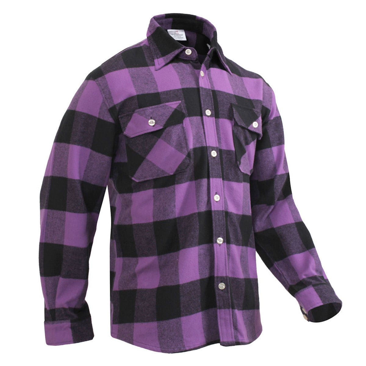 Extra Heavyweight Buffalo Plaid Flannel Shirt Men Warm Cotton Comfort 6