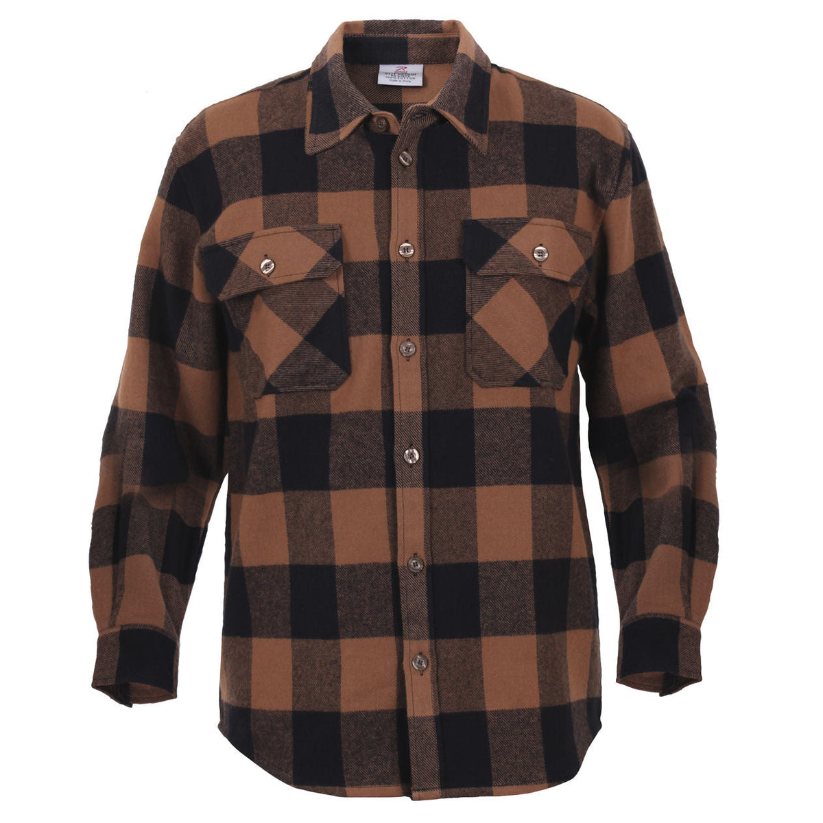 Extra Heavyweight Buffalo Plaid Flannel Shirt Men Warm Cotton Comfort 7