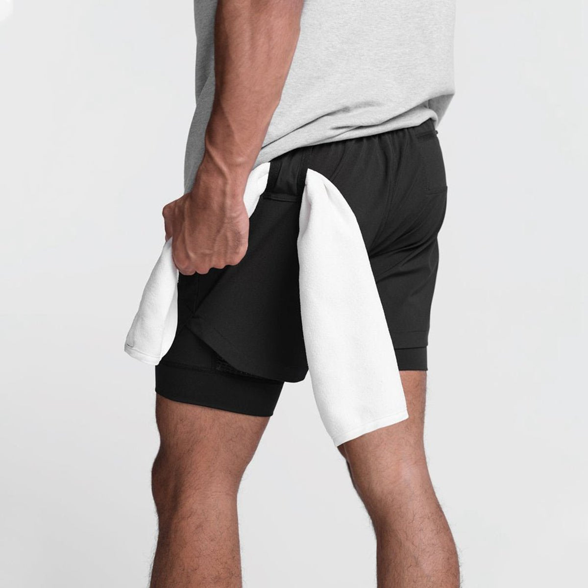 Fitness Shorts Men Lightweight Breathable Performance Workout Shorts 2